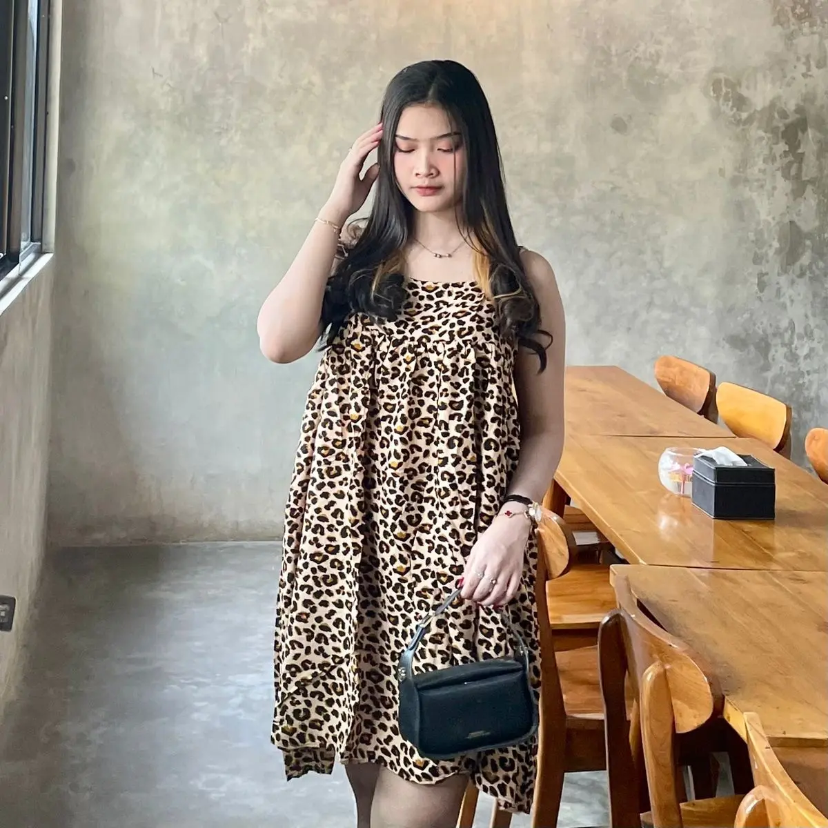 Dress Yukensi Wanita Chia Dress Daster Kekinian Rayon Premium - Busui - Motif Lembut Nyaman Santai Panjang daster talisatu