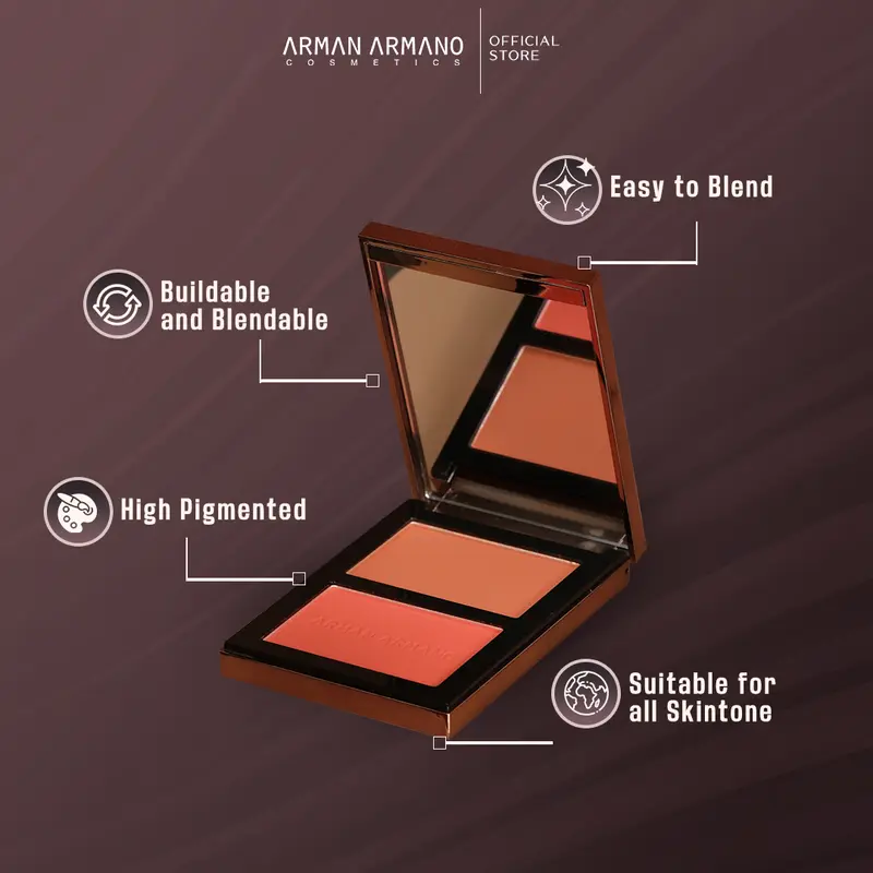 ARMAN ARMANO COSMETICS - Master color powder blush Wajah 3