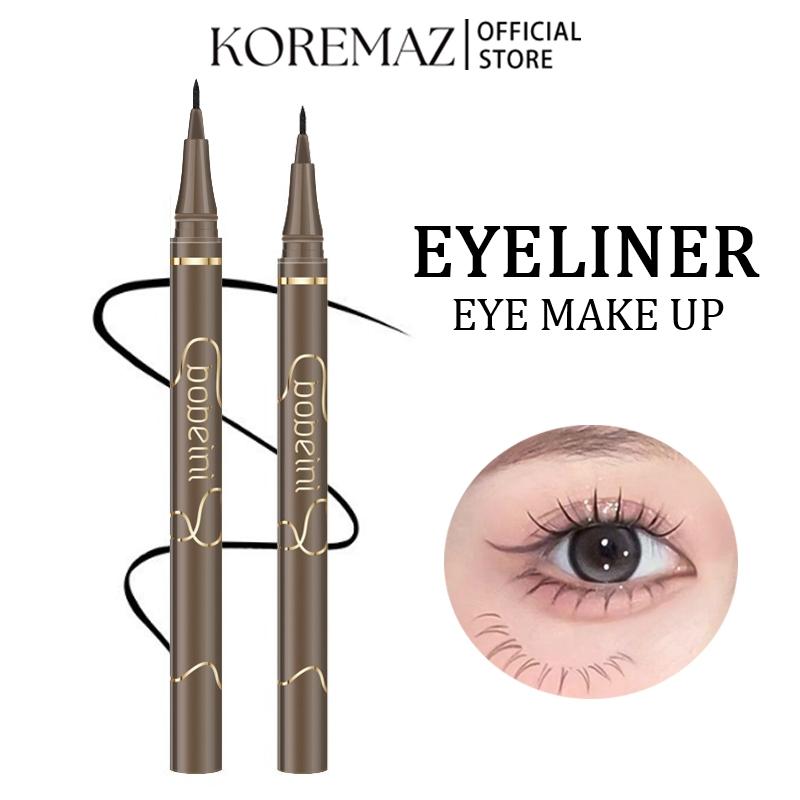 Bút Kẻ Mắt Siêu Mịn KOREMAZ Chất Lỏng Mỏng Lâu Trôi Không Thấm Nước Nhanh Khô Mịn Thích Hợp Cho Lông Mi Dưới