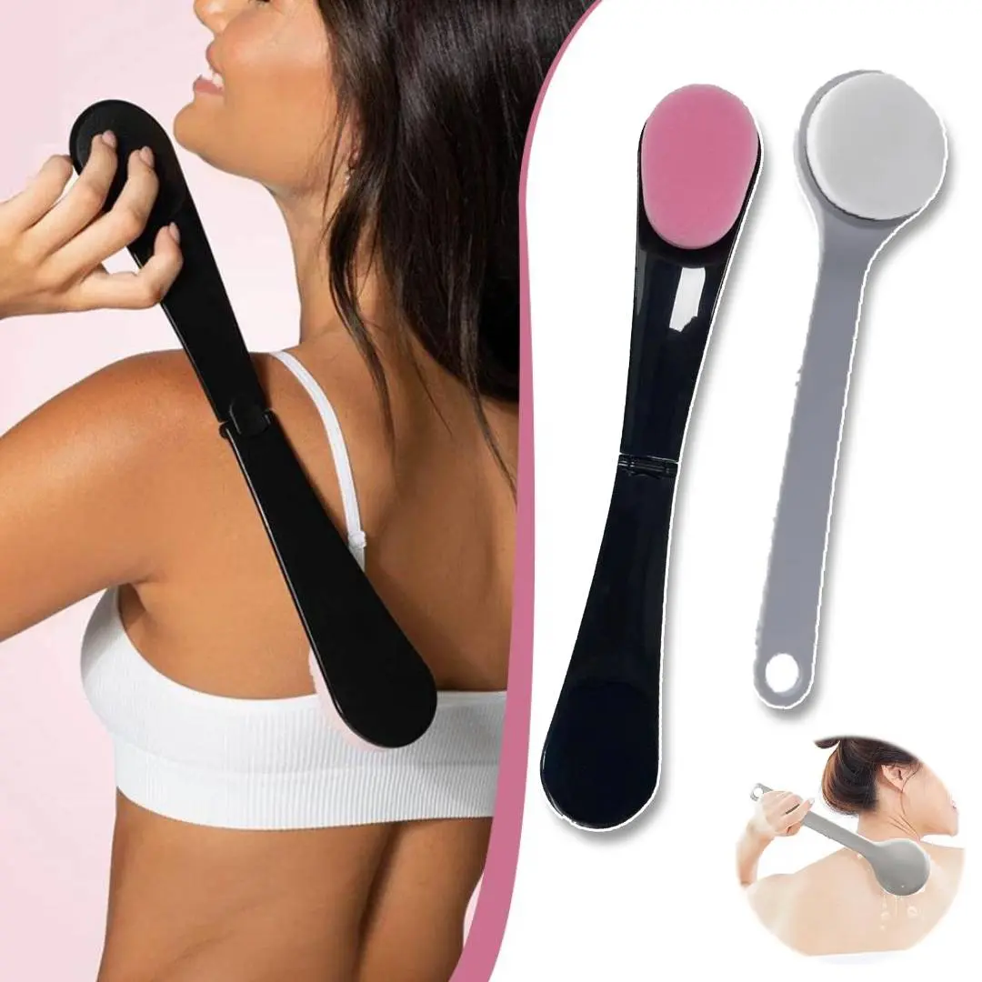 1 chiếc cọ kem dưỡng da cho dụng cụ đánh bóng lưng cọ nhung có thể gấp gọn di động