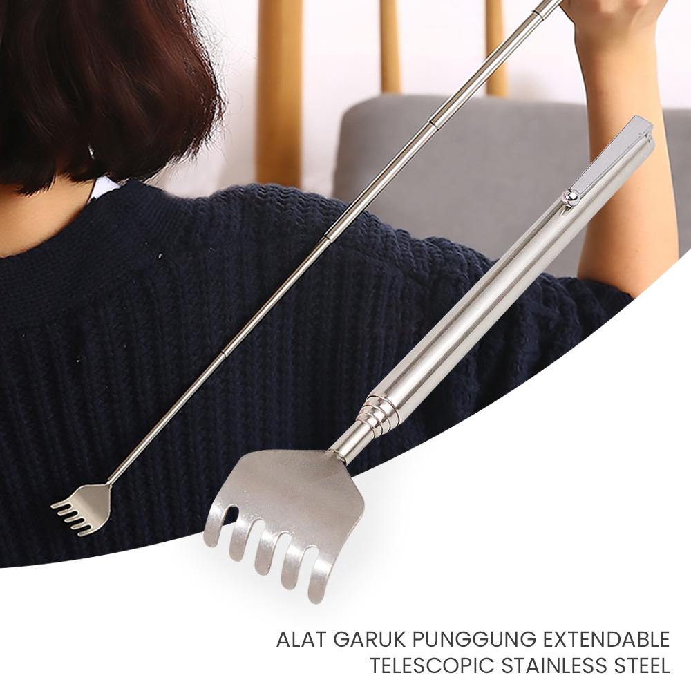 Alat Garuk Punggung Extendable Telescopic Stainless Steel - LJ-158