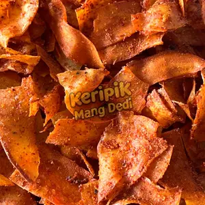 KRIPSET 500 GRAM / KERIPIK JADOOL KERIPIK SINGKONG EXTRA PEDAS 500 GRAM