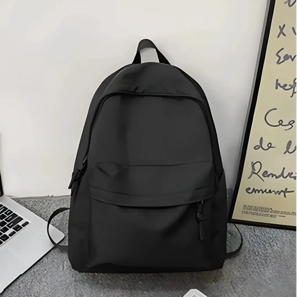 Excellent - Tas Ransel Pria Wanita Backpack Gendong Sekolah Kerja Keren Polos Bahan Kanvas tas cowok tas stm