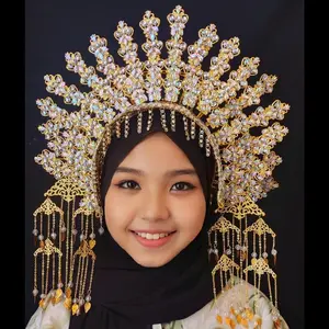 sunting melayu modivikasi,hiasankarfal,mahkota karnafal mahkotapengantin hommade, ringan mewah murah