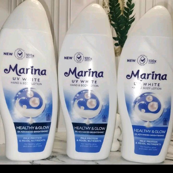 PROMO PAKET MARINA 3 PCS 185 ML  isi 3 pcs marina Lotion 2