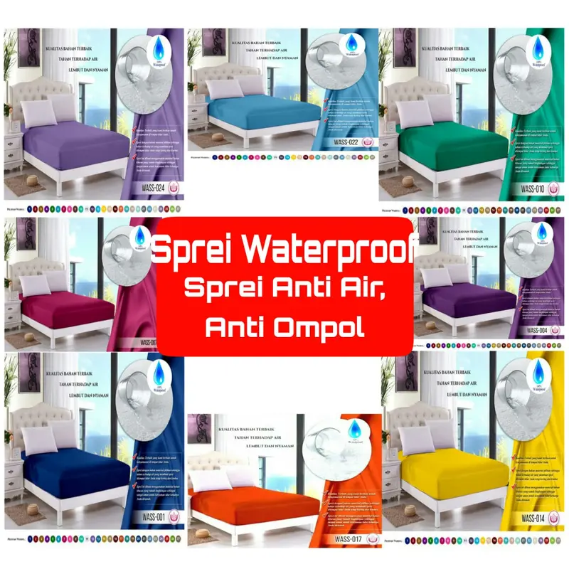 Sprei Waterproof Anti air anti ompol tinggi 30cm 0