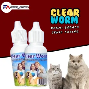 Obat Cacing Oral Kucing Anjing Kelinci Hamster Clear Worm - Mengobati Masalah Cacingan pada Hewan Peliharaan Anda