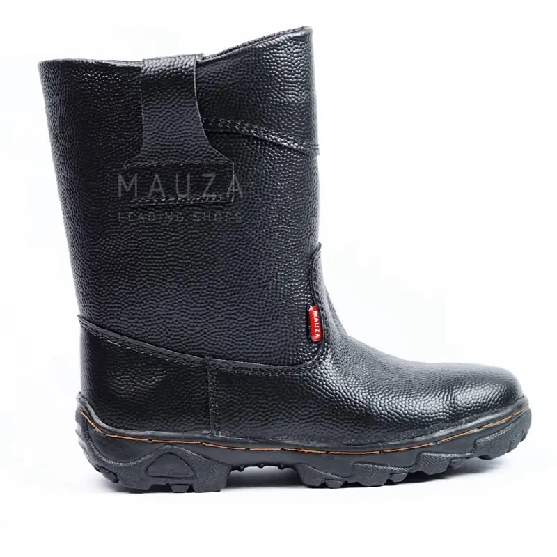 SEPATU KULIT SEFTY BOOT KING UJUNG BESI TERMURAH Safety Kerja Pria Shoes  Hitam ujung besi tahan benturan