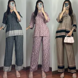 Setelan yuki Oneset Busui friendly setelan tangan panjang by fathian
