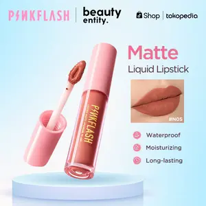 (PROMO) PINKFLASH Matte Liquid Lipstick – 16 Colors High Pigment Waterproof Tahan Lama PFL01 PFL33