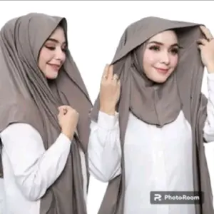 HIJAB PASHMINA INSTAN 3 IN 1 MENUTUP LEHER JERSEY OVAL INNER TUTUP LEHER|| JERSEY OVAL PLUS INNER