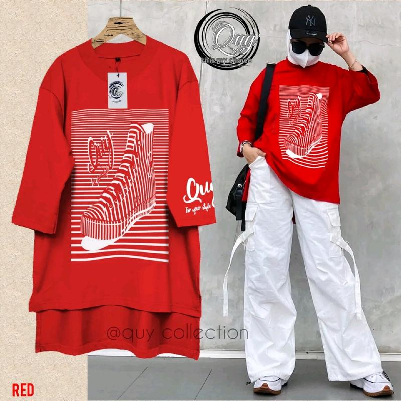 kaos top oversize quy collection mrh spt garis 1