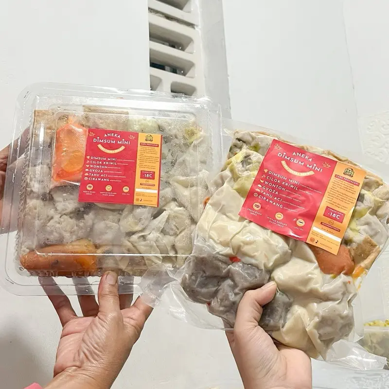 Paket Lengkap Mix 100 pcs Dimsum Mini, Wonton, Gyoza, Cilok Kriwil, Cirawang/Cirawit, Tahu Aci by Kedai Mas Pangsit 3