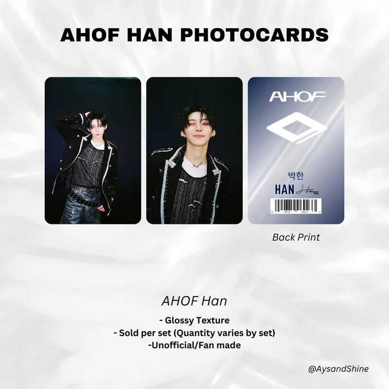 AHOF Fanmade Mini Memo Pad 3.5 x 3.5 (Steven, Jeongwoo, Woongki