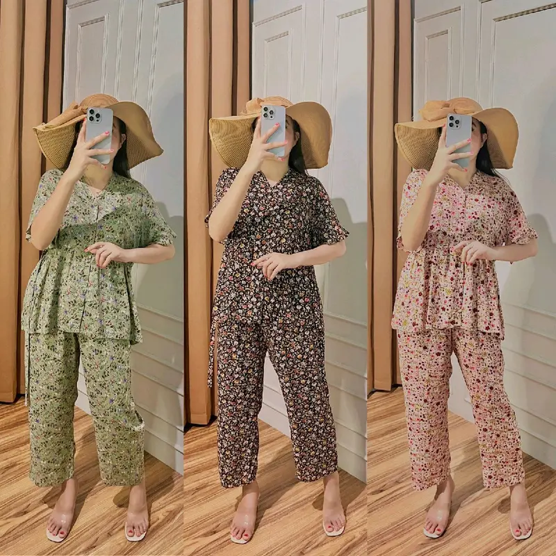 Lyly  One set kekinian/One set Wanita 0