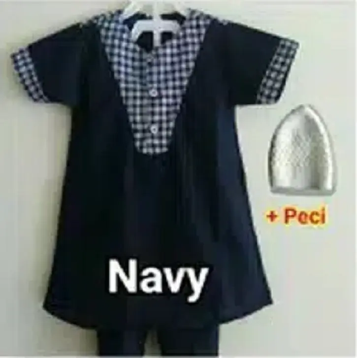 Koko Bayi Turki Baju Anak Muslim Stelan Baju Celana Peci Turky Fashion Muslim Pakaian Muslim Anak 4