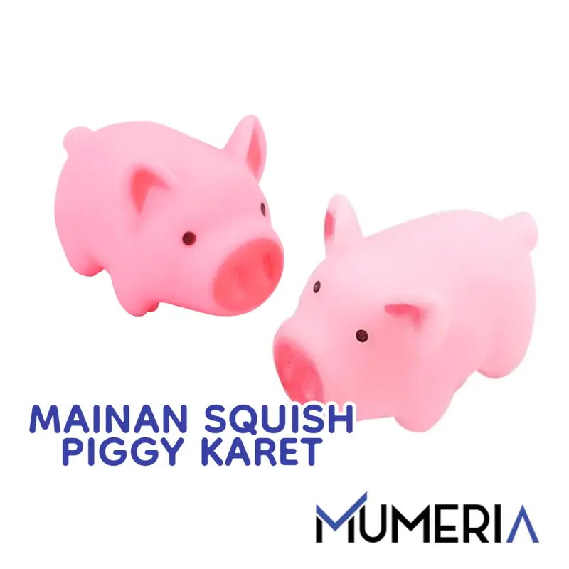 Mainan Karet Piggy Squeeze Mandi Bathub Anak Bayi Rubber Pig Baby Bath Toys Berbunyi Murah Bagus 0