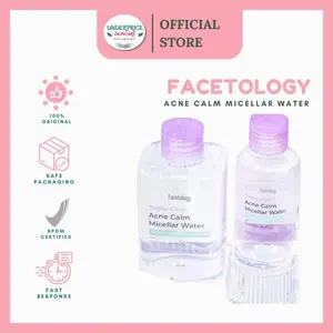 FACETOLOGY Triple Care Hydra dan Acne Calm Cleanse Micellar Water