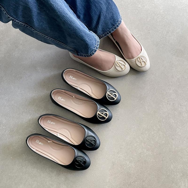 Blow Youra Sophie SAB Flats Shoes Sepatu Hitam Wanita Balet Women Shoes BLNW 0062 6