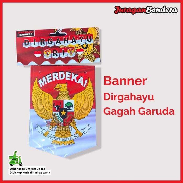 Gambar Banner Gantung Kertas "Gagah Garuda" DIRGAHAYU RI | Hiasan Dekorasi 17 Agustusan Pernak Pernik dari Juraganbendera Kota Surabaya Tokopedia
