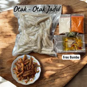 Otak-otak Jadul Siap Goreng Free Bumbu Ngacay Snacks Pedas