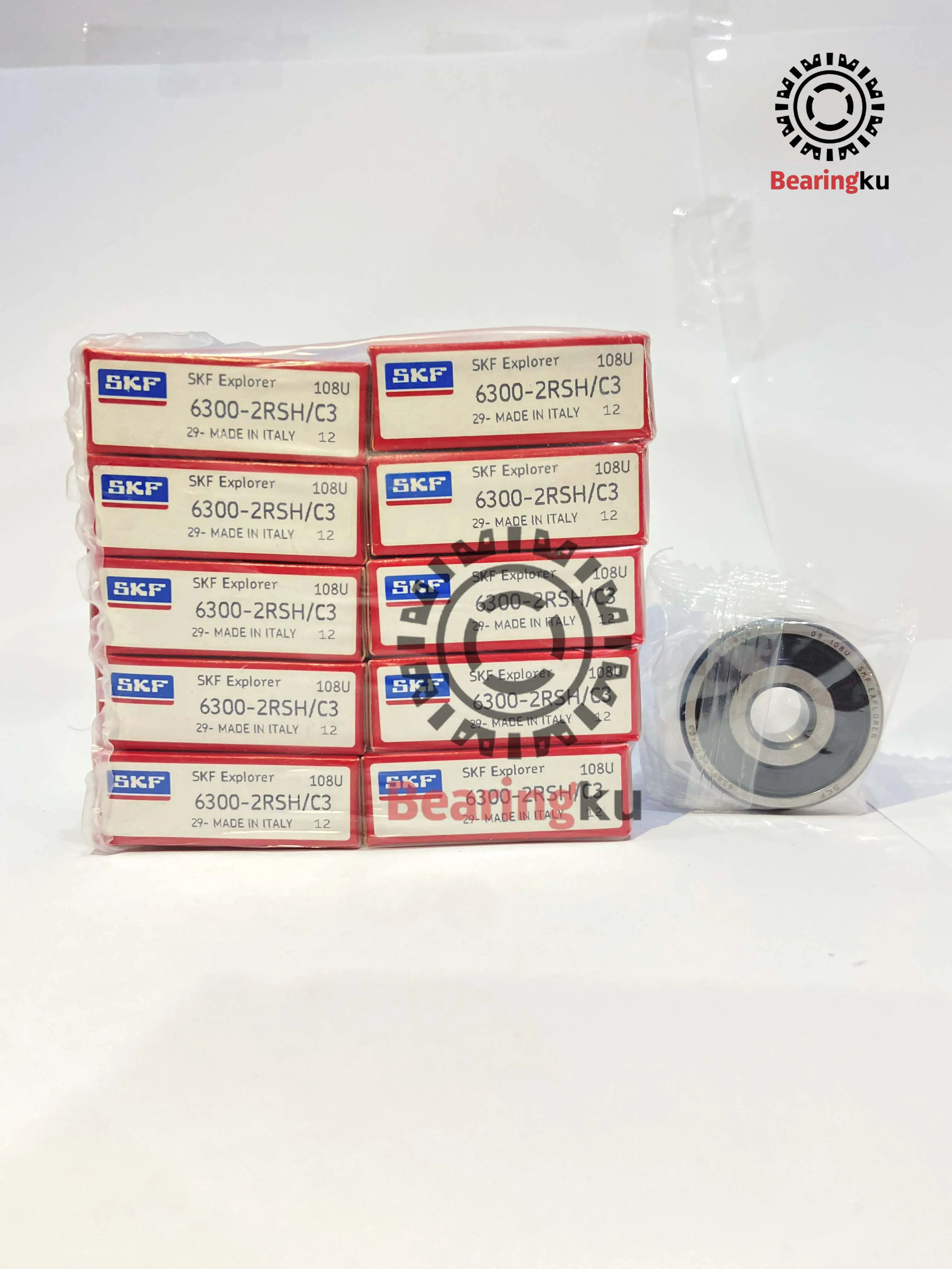 Ball Bearing SKF 6300 2RSH/C3 6300 2RS C3  SKF Original 10x35x11