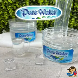 Water Slime PURE WATER By Lionz.idn 250 ml - Mainan Water Slime Base Clear