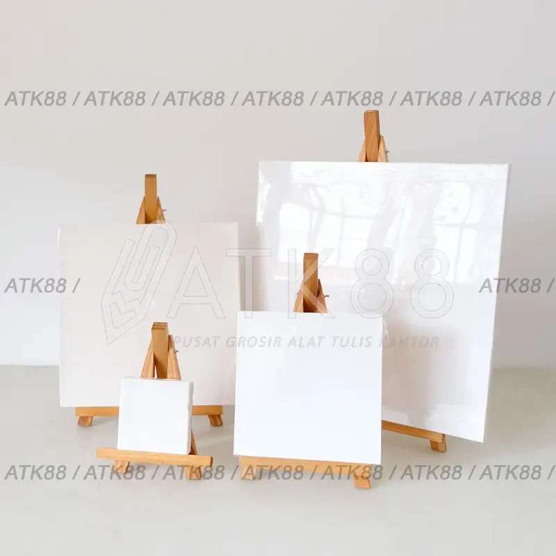 Easel Stand Lukis Canvas 30 cm - Sandaran Kanvas Kayu Display Pigura 2