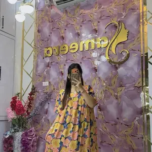 Daster midi dress premium ld 115 bahan rayon premium grade A