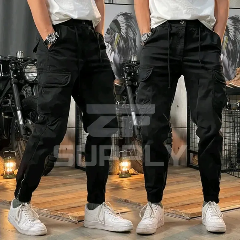 CELANA PANJANG CARGO LORENG COMBAT CARGO PANTS OUTFIT CELANA PRIA DEWASA Style Slimfit Katun twill combed Keren Nyaman Outdoor Kain Army Karet Distro Tactical 5