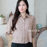 Gambar ORECCA - Zelina Top Atasan Wanita EID Lebaran - Cream dari Orecca.id Kota Administrasi Jakarta Barat 3 Tokopedia