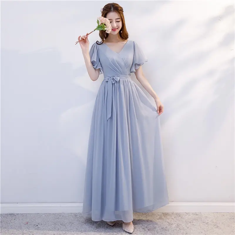 Bd Gaun Bridesmaid Gaun Pernikahan Panjang Bd52-57 5