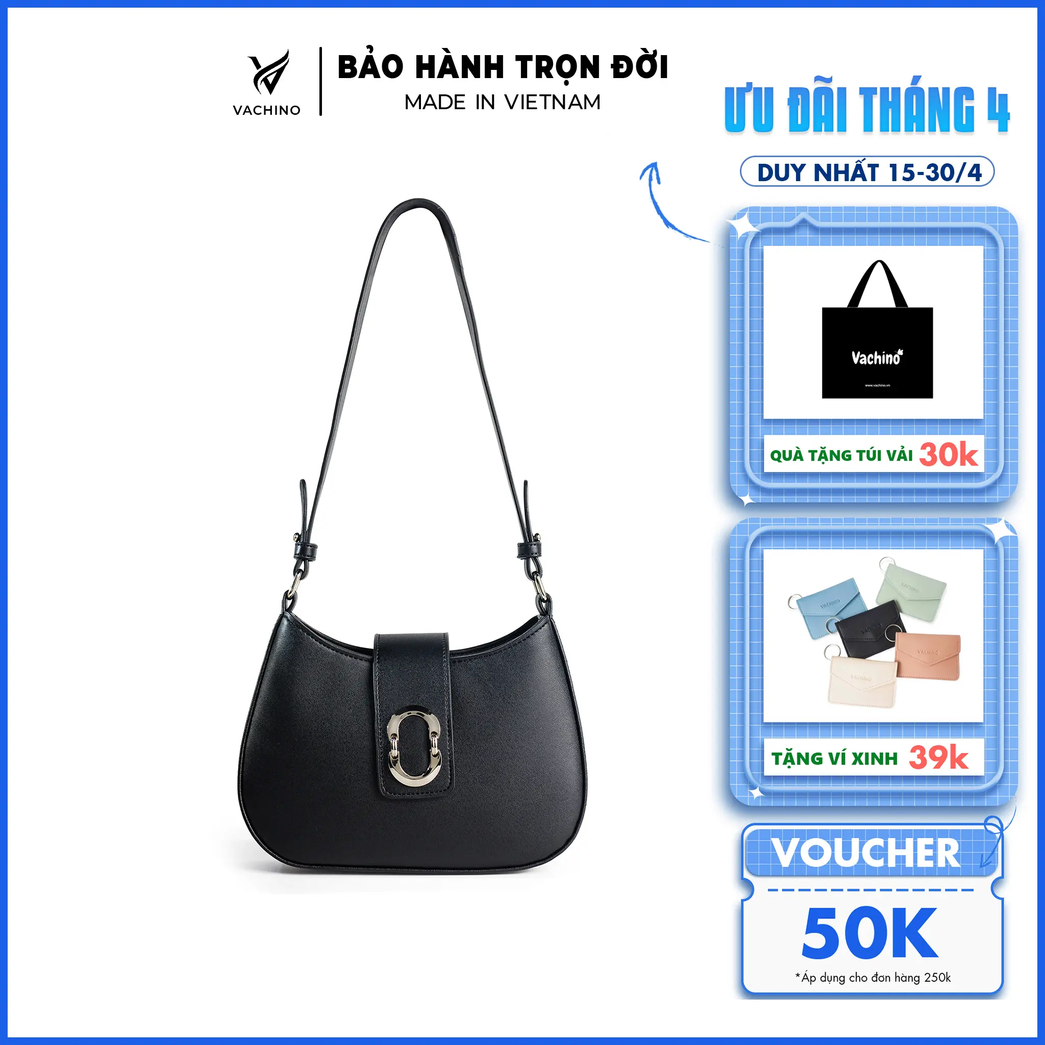 Túi xách đeo vai thời trang cao cấp VACHINO-TX006 Bag Nữ Lady tui dap