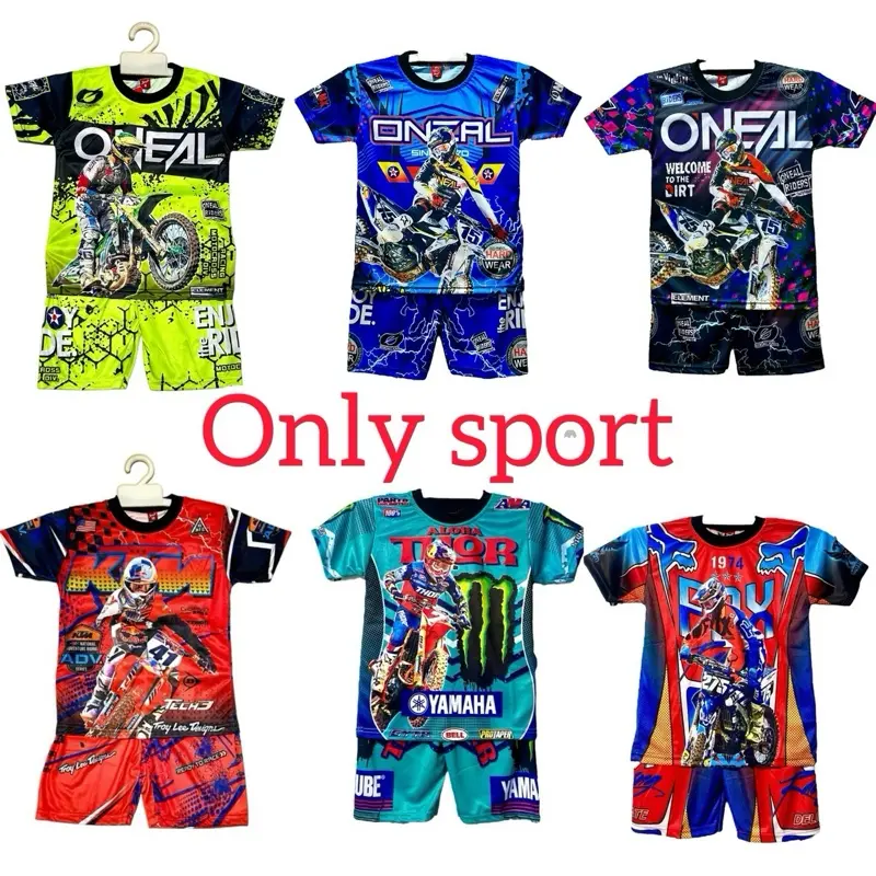 STELAN BAJU BALAP ANAK TERBARU/JERSEY BALAP MOTORCROSS ANAK