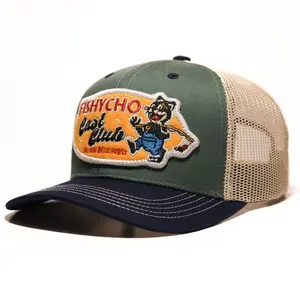 Fishycho Larry Throw Trucker Hat Structured