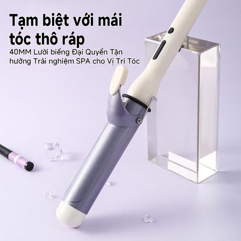 Kìm uốn tóc trục lớn 40mm tạo kiểu lọn to phong cách Hàn Quốc không gây hư tổn…