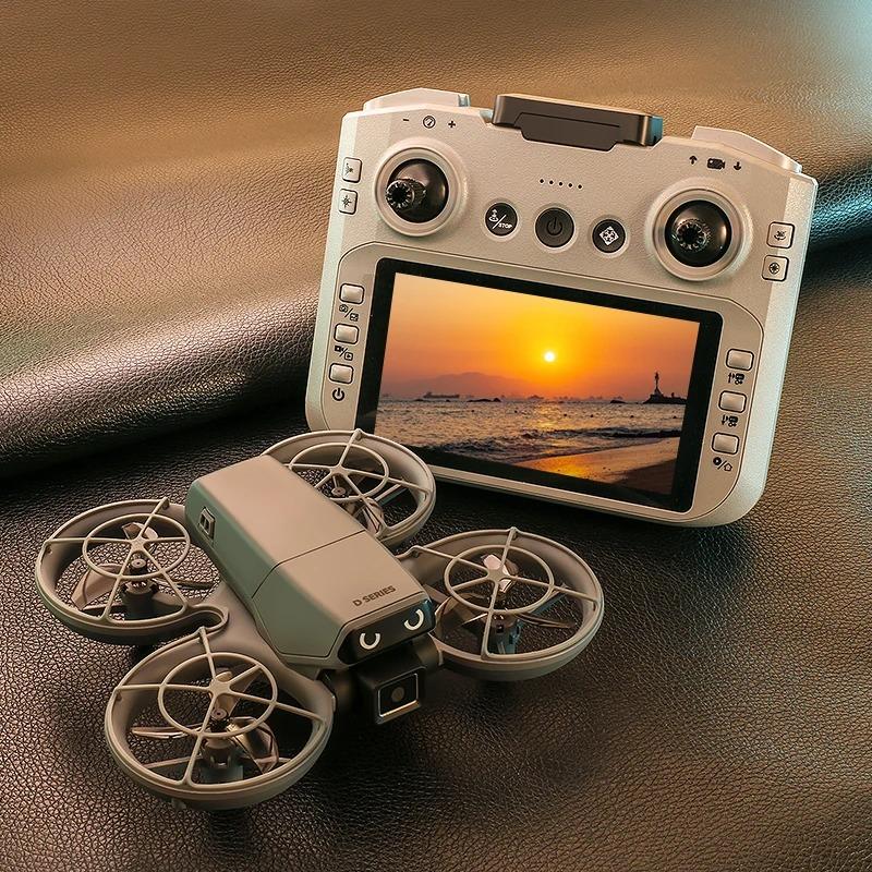 Flycam mini D36 tay cầm màn hình 4.3 inch không cần điện thoại camera kép điều…