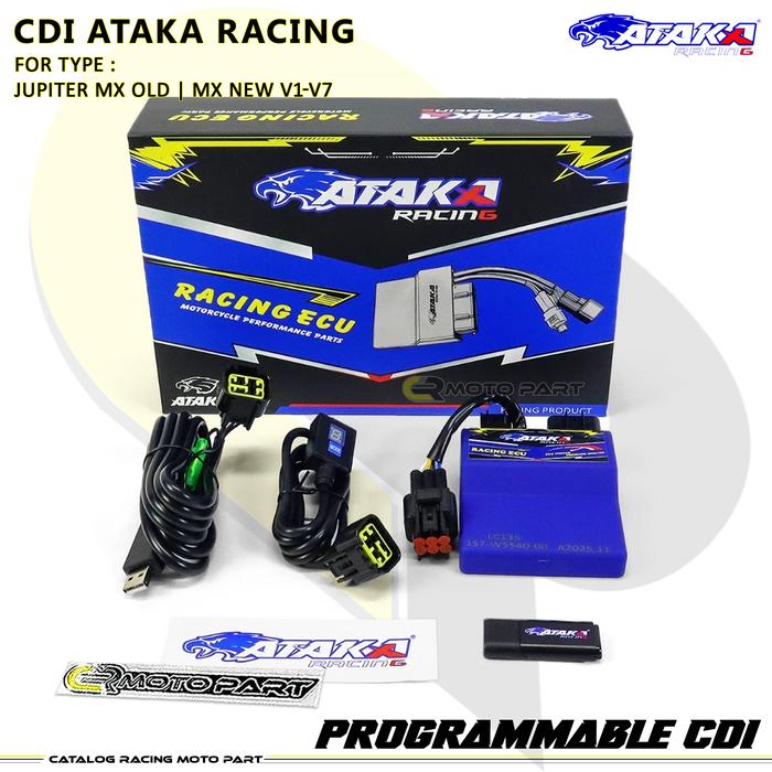 Jual ATAKA Racing CDI JUPITER MX OLD MX NEW 135 V1 - V7 Programmable ...