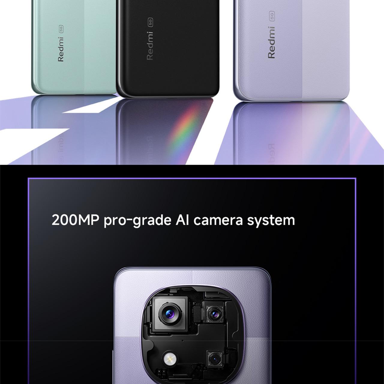 Xiaomi Redmi Note 14 Pro 5G | 200MP OIS Pro-grade AI Camera System | IP68* Dust and Water Resistant | MediaTek Dimensity 7300-Ultra | Corning Gorilla Glass Victus 2 [Official Store]