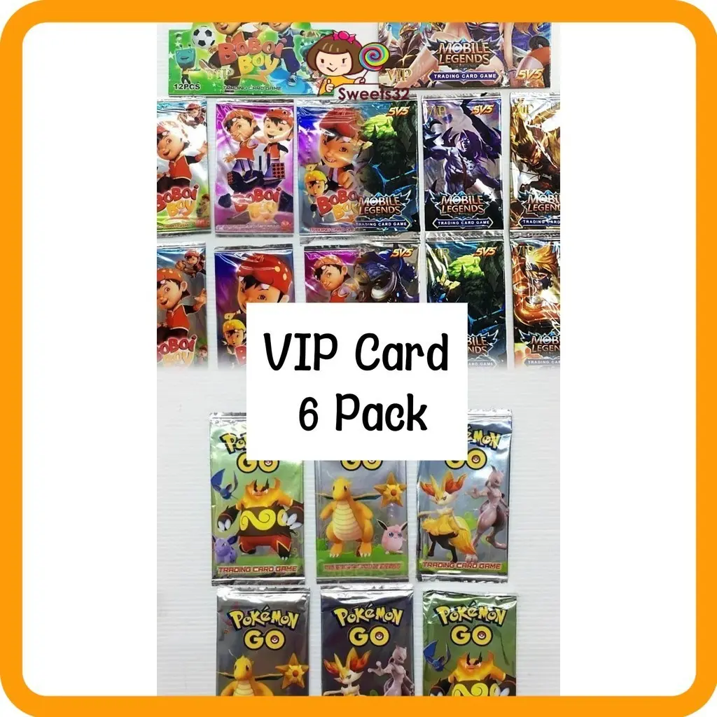 6pack / repacking VIP CARD repacking Collection Game Card - TikTok Shop Malaysia 6pack / repacking VIP CARD repacking Collection Game Card - TikTok Shop Malaysia