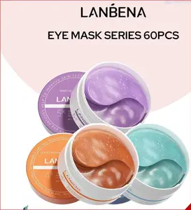 LANBENA Upgrade Eye Patch Masker Mata 6 Varian – 24K Gold, Aloe Vera, Retinol, Vitamin C, Hyaluronic – Atasi Mata Panda & Kerutan