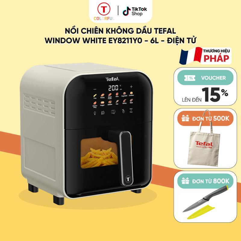Nồi chiên không dầu Tefal Window EY821868 - 6L - Điện tử