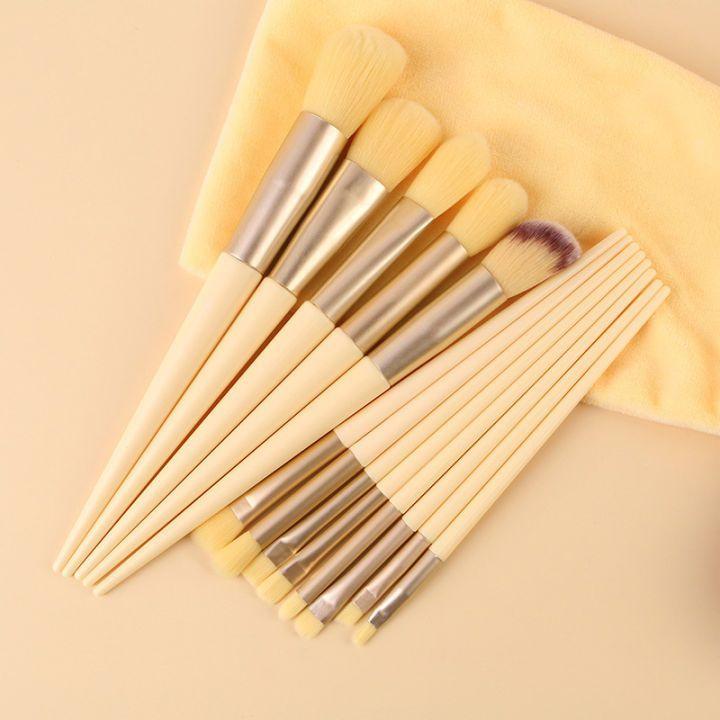 Paket Kuas Make Up Lengkap Set [ 13 in 1 ] Mini Travel Brush Makeup Eye Shadow Foundation Blusher Tools Set 5