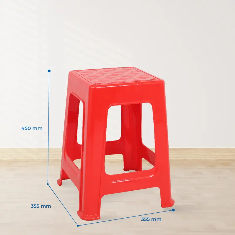Combo 4 Ghế Nhựa Cao Seoul - Chính Hãng Qui Phúc -  Nhựa Chính Phẩm Bền Màu, Chịu Lực Đến 90Kg 1