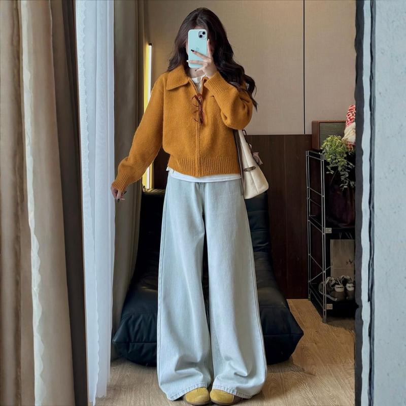 MIAA Quần Jean Trắng Nữ Cạp Cao Ống Suông Rộng 30-33cm Chất Vải Jeans Mềm Quần Bò Ống Rộng Nữ Trắng Đủ Size XS_XL Mã J09 | BigBuy360 - bigbuy360.vn