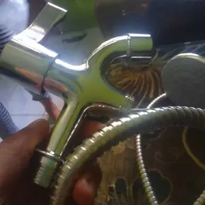 Paket Shower Kamar Mandi dan Kran Shower Cabang - 1/2 Inch Stainless 5 Mode Fungsi