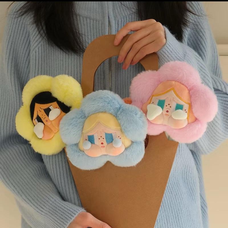 Popmart Crybaby Flower, Crybaby Plush Doll Plush Toys, Cute Flower Cartoon Portable Stuffed Toy 1