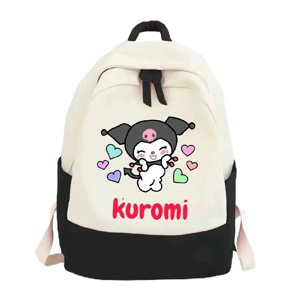 Tas sekolah anak perempuan remaja SD SMP terbaru gambar kuromi Backpack Wanita Ransel Fashion