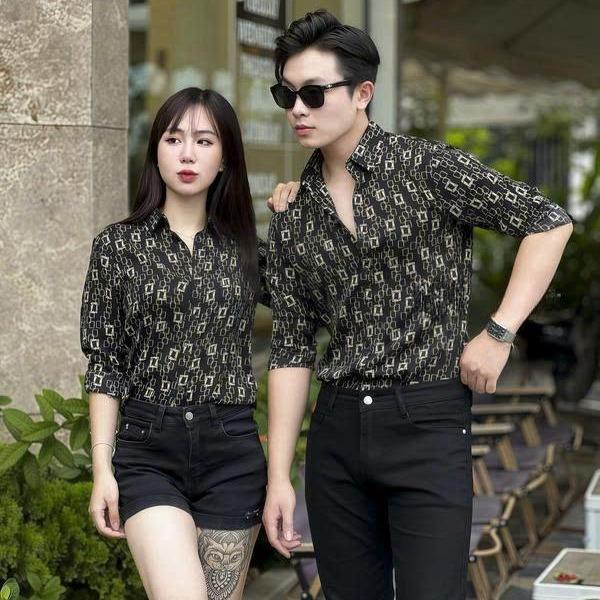 Áo Sơ Mi Nam Present Họa Tiết Dài Tay Cao Cấp, Chất Vải Lụa Chống Nhăn (CÓ BIG SIZE)