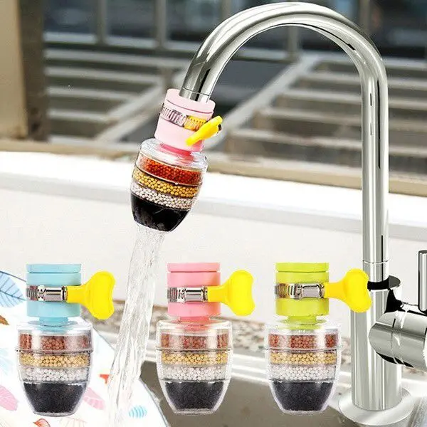 Saringan Filter Air Jernih 6 Lapis - Sambungan Filter Kran Air Anti Bau Anti kotor